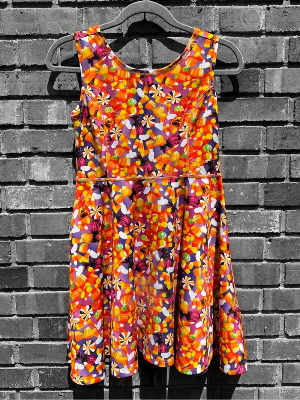 1989 Place Girls Halloween Candy Skater Dress Size XL